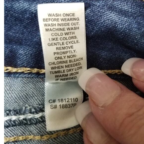 EST 1946 Women's Classic Comfort Stretch Denim Jeans  Size 16W - Picture 9 of 9